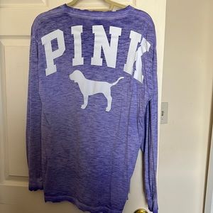 Pink lightweight purple long sleeve
